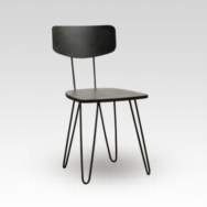 SILLA CA¥O ''DI'' AS.TAPIZADO      Px NE