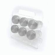 SET CONDIMENTOSx6 ''CR'' BASE ACRILICO