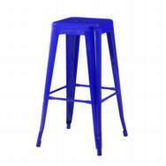 BANQUETA ALTA TOLIX MET.S/RESP ROJ