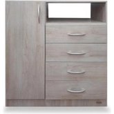 COMODA LS 4 CAJONES 1 PUERTA