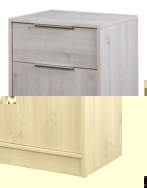 MESA DE LUZ ''RI'' 1CAJ 1PUE PINO BLANCO