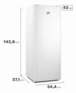 FREEZER VERTICAL GAFA              168LT